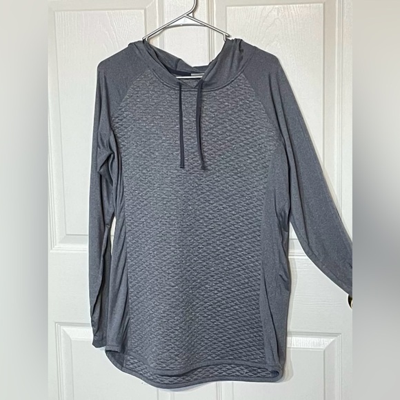 Women’s Columbia Long Quilted Pullover Hoodie - Size L - Picture 1 of 4